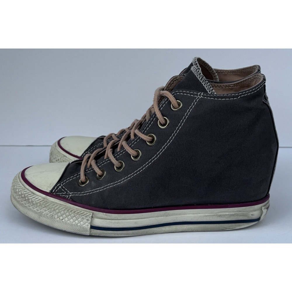 Converse Chuck Taylor Shroud Gray Hidden Wedge High Top Y2K Vtg Sneakers Women 8 - Picture 4 of 10